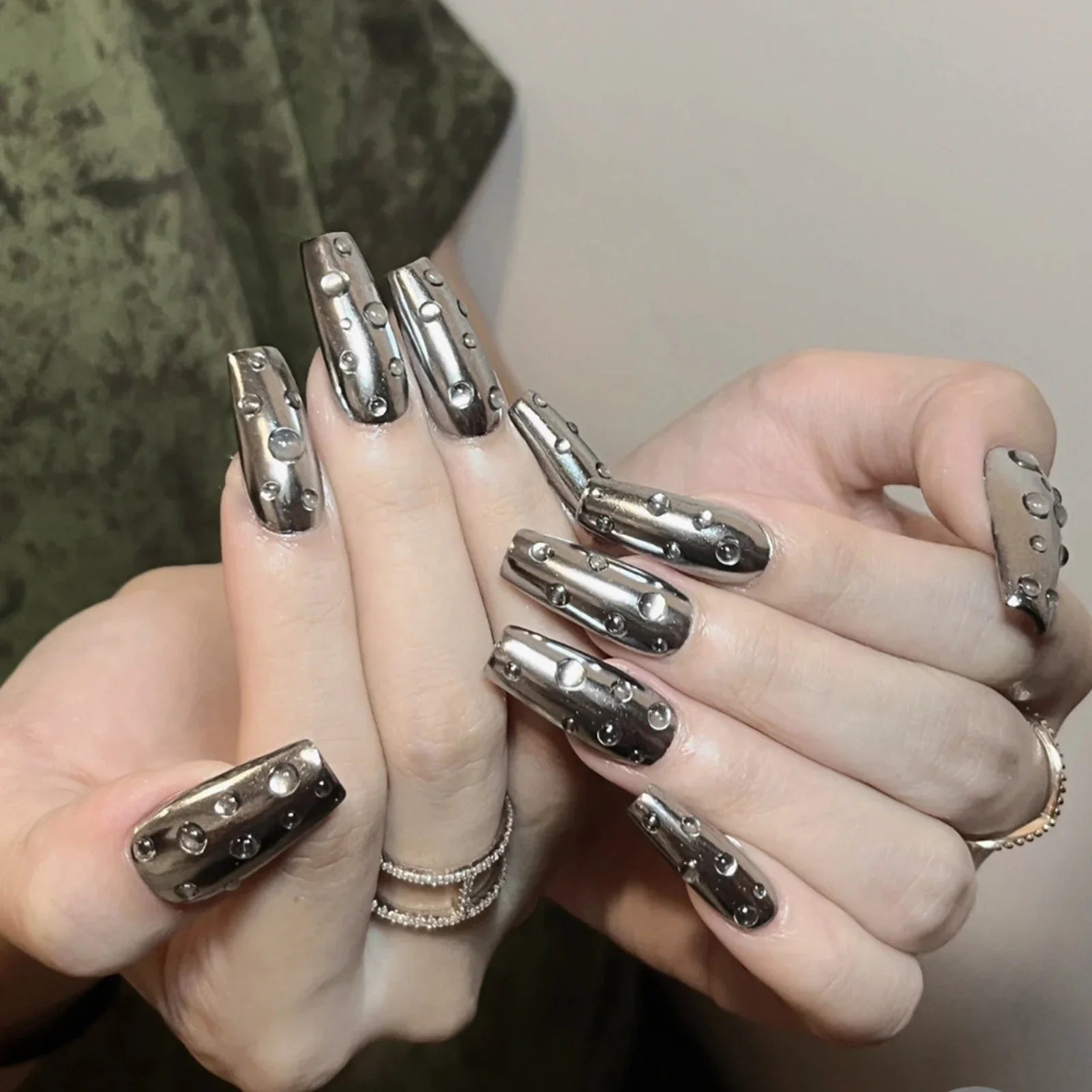 Y2K Star Press on Nails
