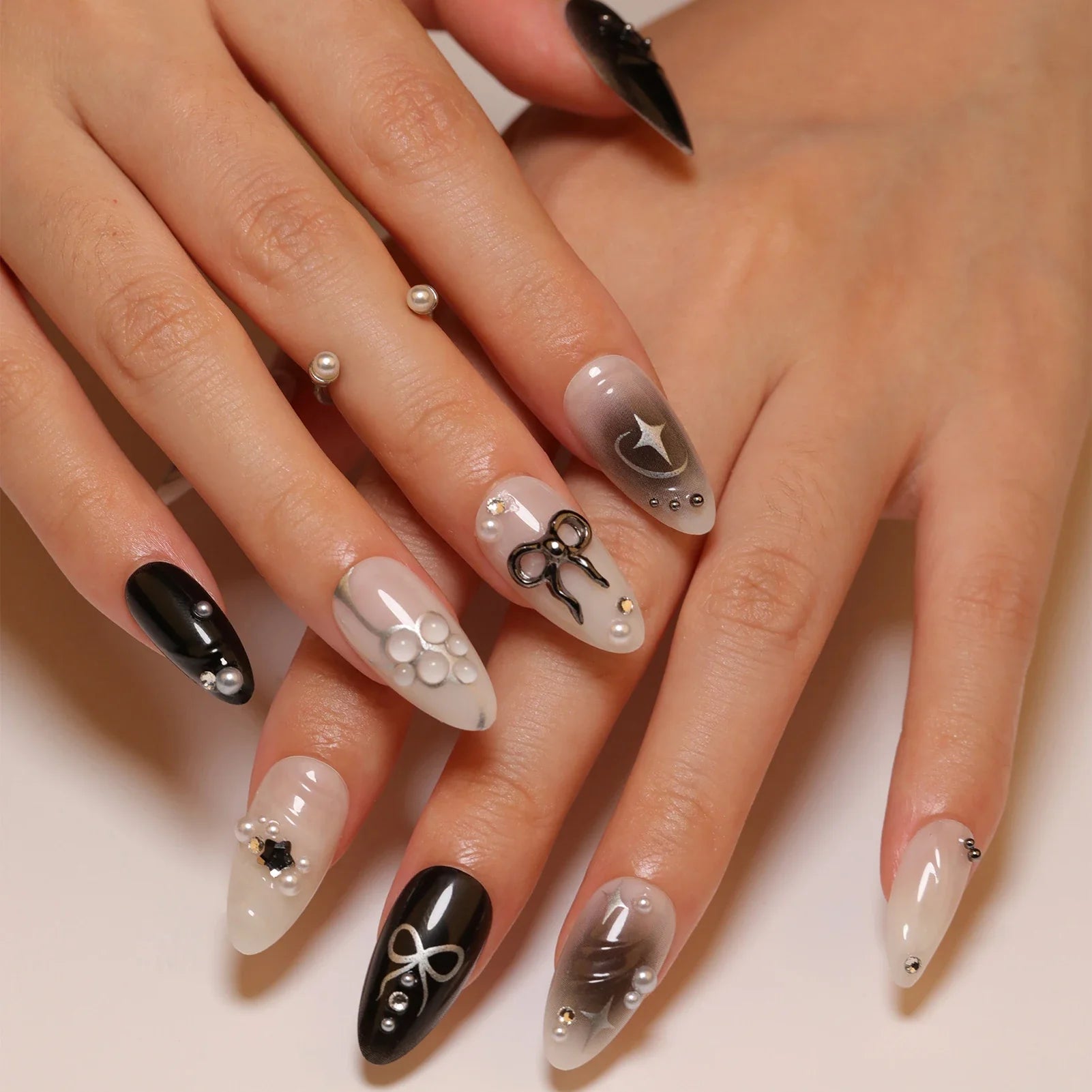 Y2K Star Press on Nails