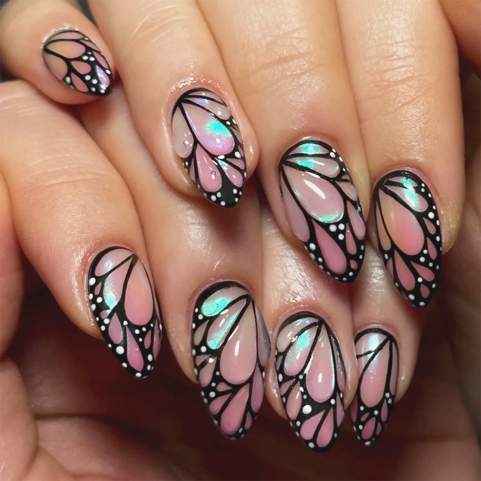 Y2K Star Press on Nails
