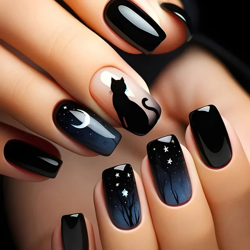 Y2K Star Press on Nails